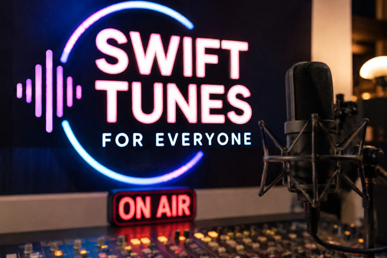 Swift Tunes studio setup